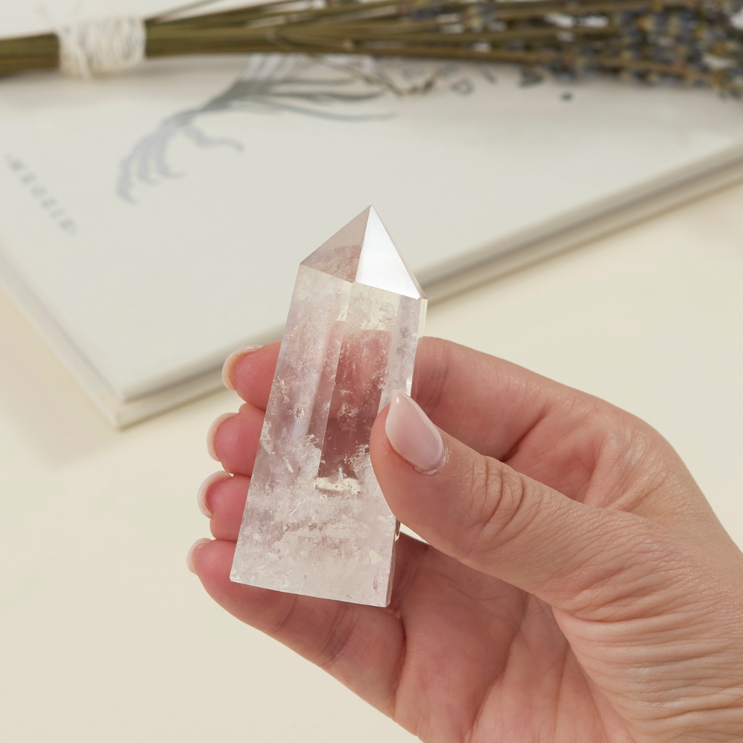 Energy Amplifier - Clear Quartz Tower (3.5 inch)