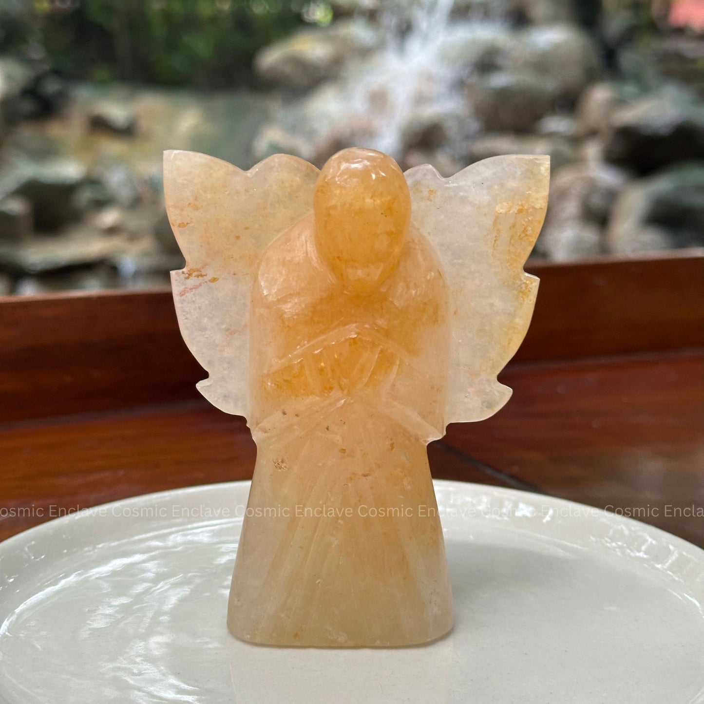 Citrine Arch Angel (For Unlimited Abundance) - 4 Inch