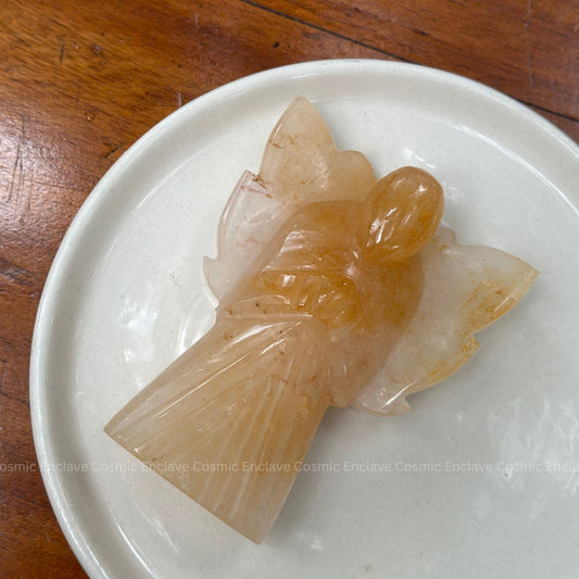Citrine Arch Angel (For Unlimited Abundance) - 4 Inch