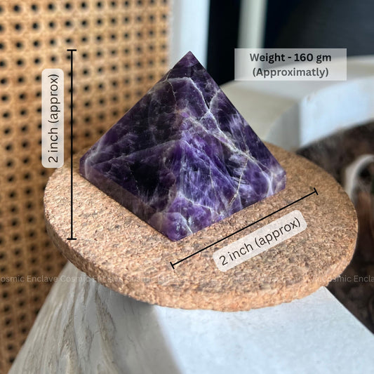 Amethyst Pyramid - For Stress and Anxiety