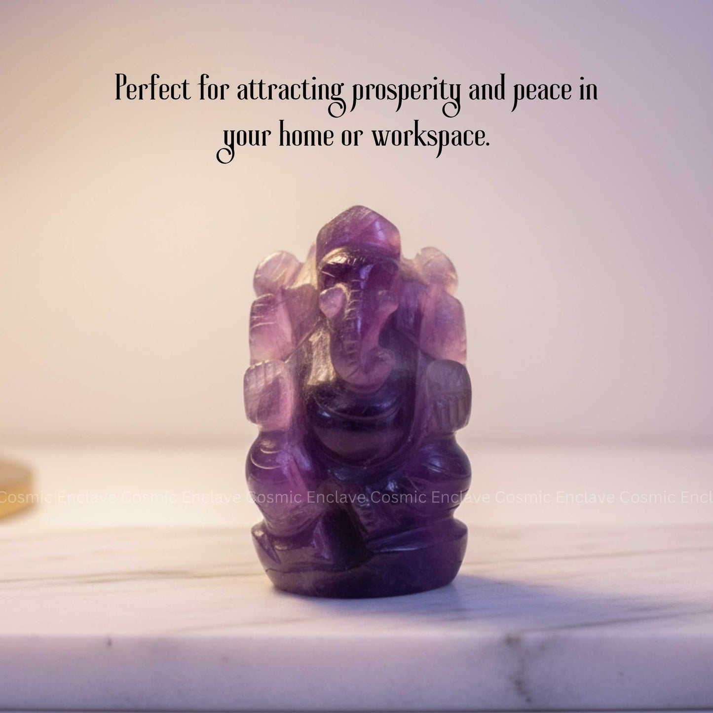 Amethyst Ganesha (For Obstacle Removing and Stress Relief)