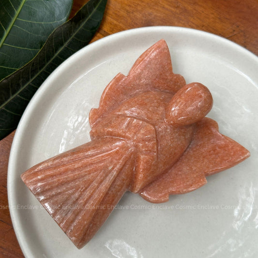 Yellow Aventurine Arch Angel (For Confidence) - 4 Inch