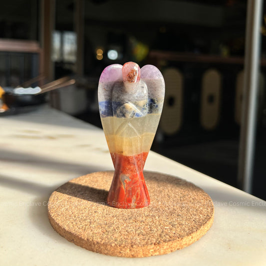 7 Chakra Angel (3 inch) - For Well Being and Chakra Alignment