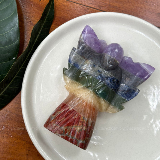 7 Chakra Arch Angel (For Health and Wellbeing) - 4 Inch