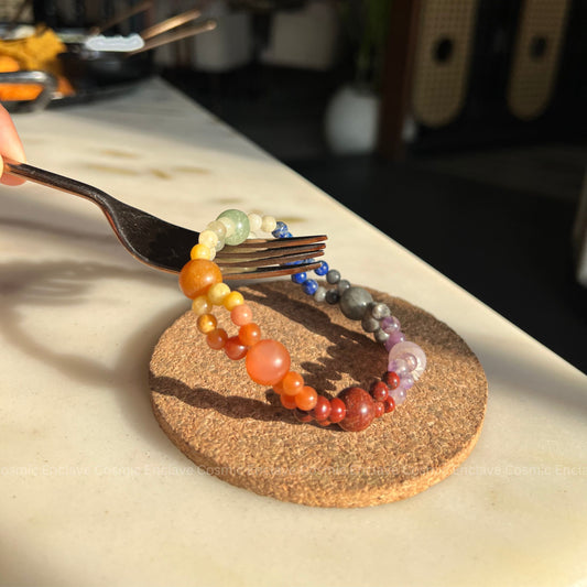 7 Chakra Multi Bead Bracelet - For Wellbeing and Chakra Alignment