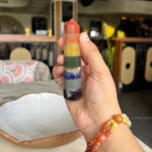 7 Chakra Tower - For Wellbeing and Chakra Alignment