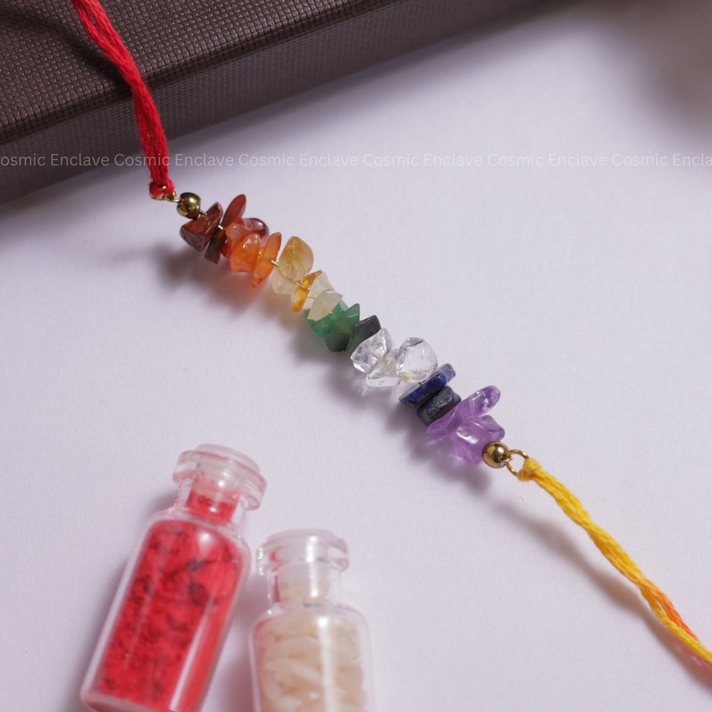 Crystal Chips Bhai Rakhi (Set of 4)