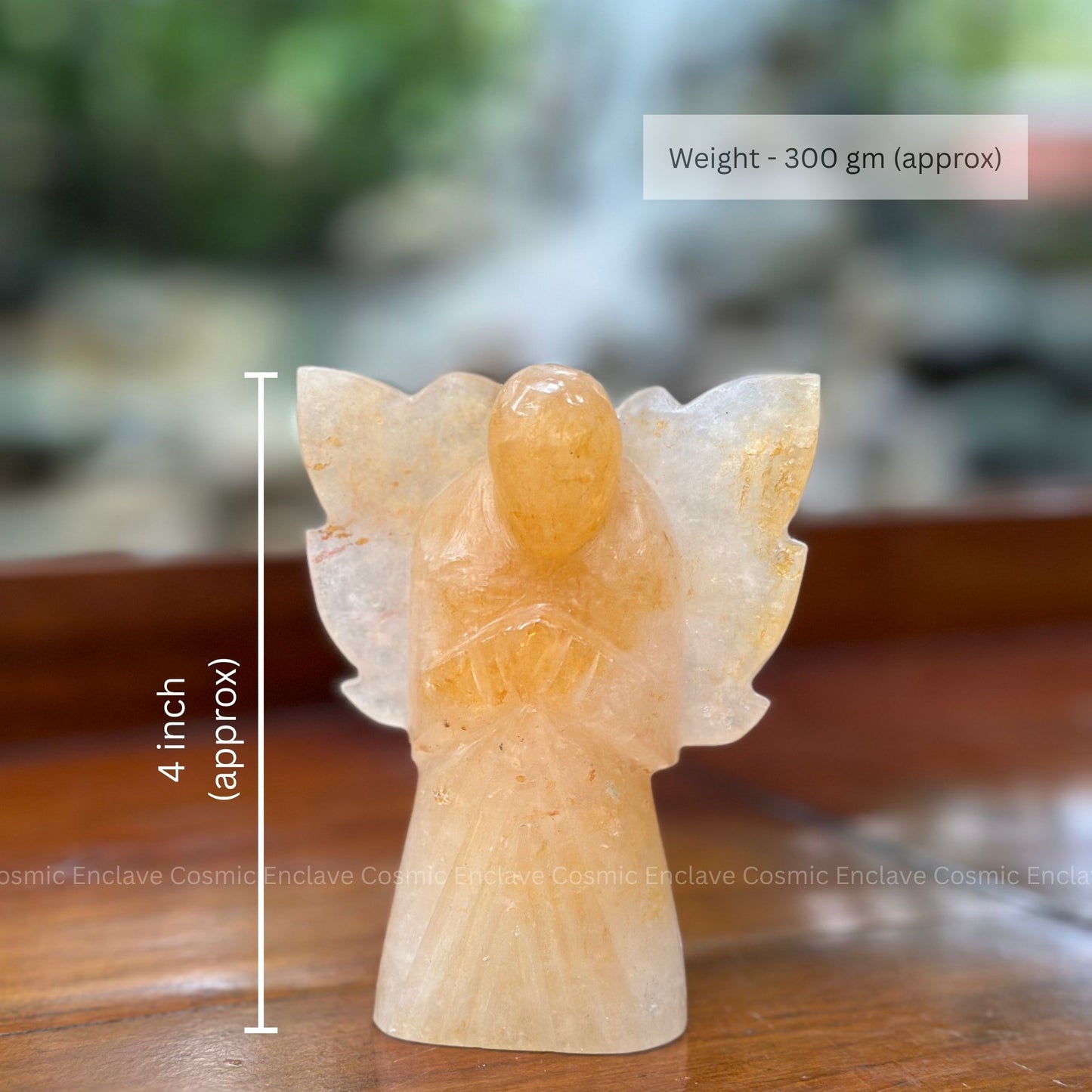 Citrine Arch Angel (For Unlimited Abundance) - 4 Inch