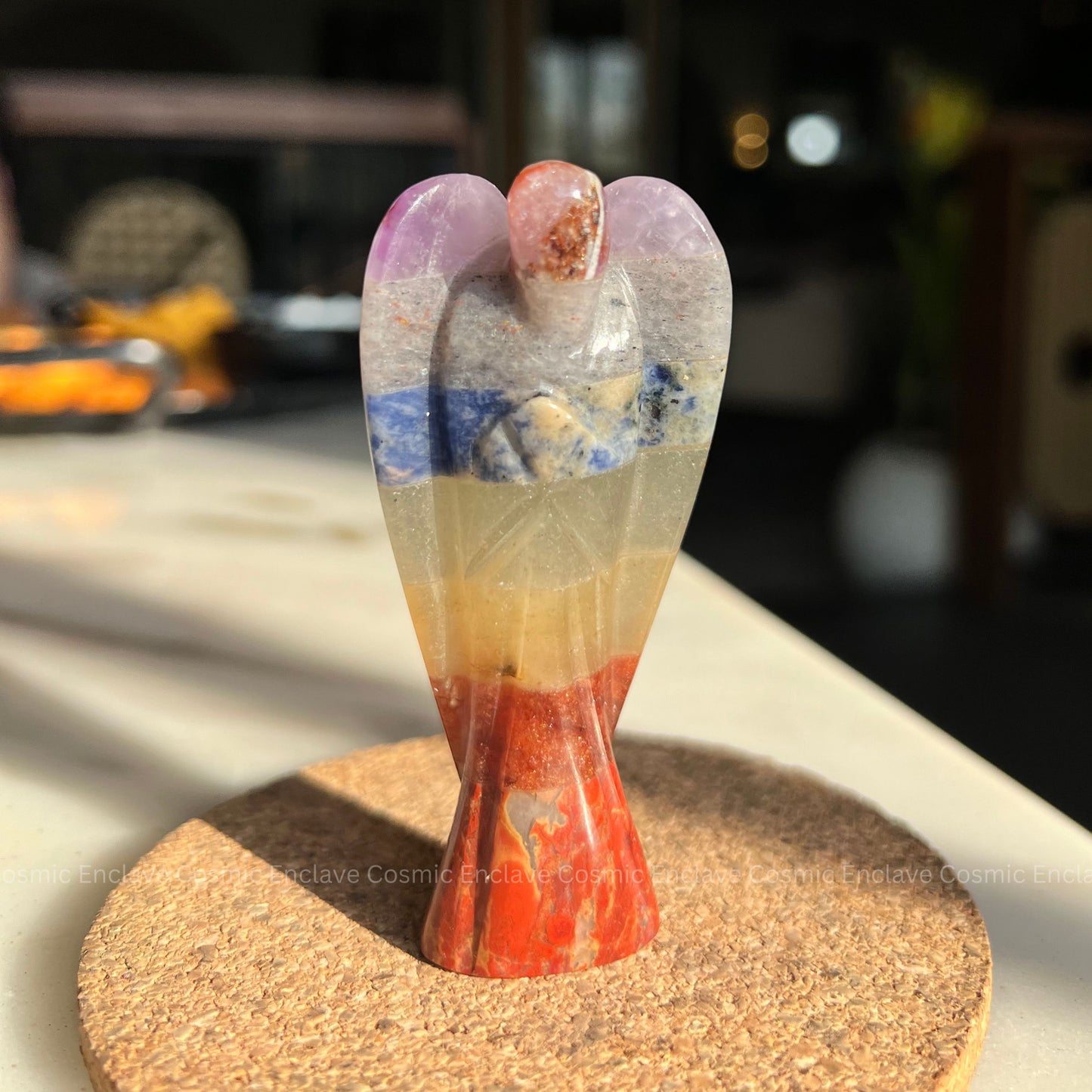 7 Chakra Angel (3 inch) - For Well Being and Chakra Alignment