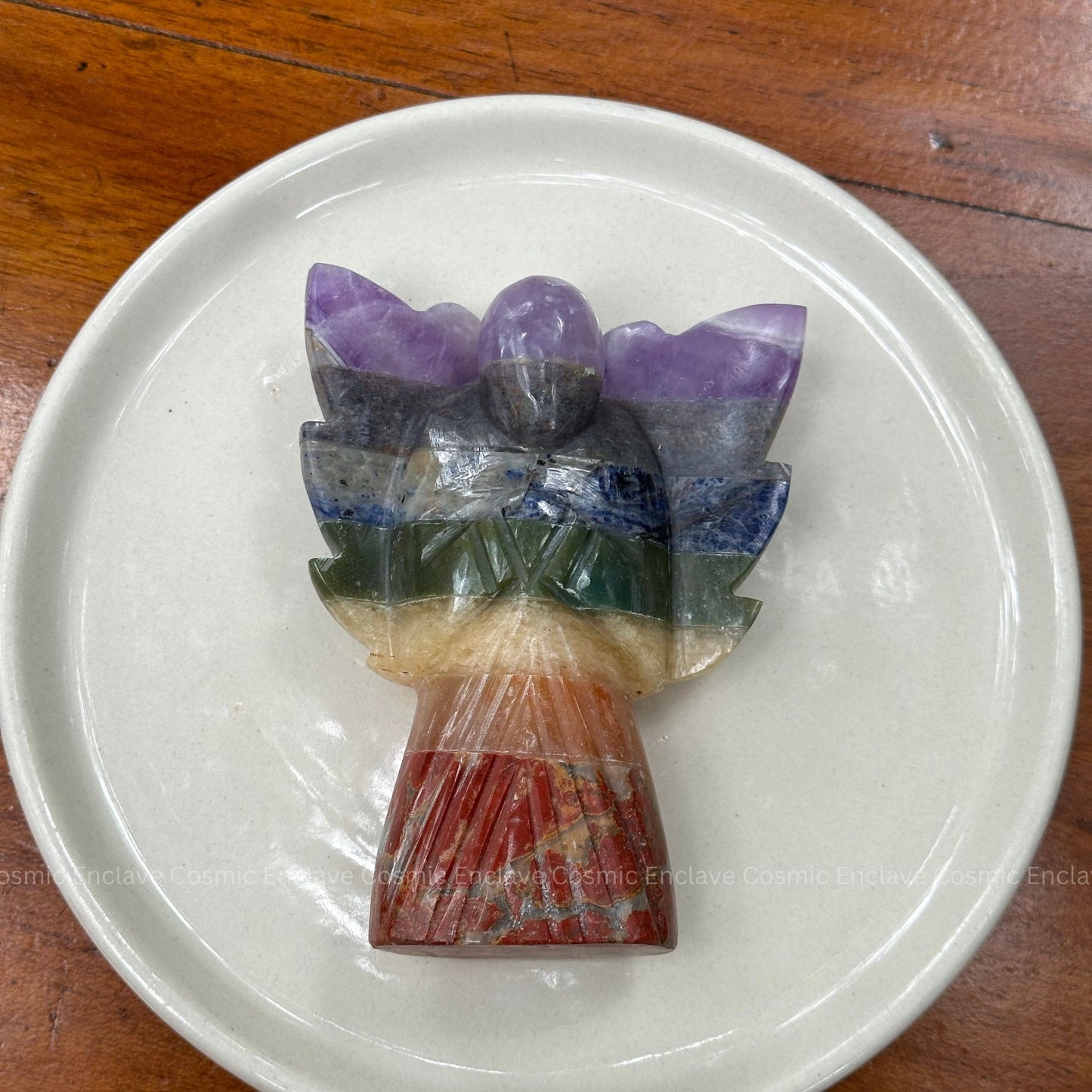 7 Chakra Arch Angel (For Health and Wellbeing) - 4 Inch