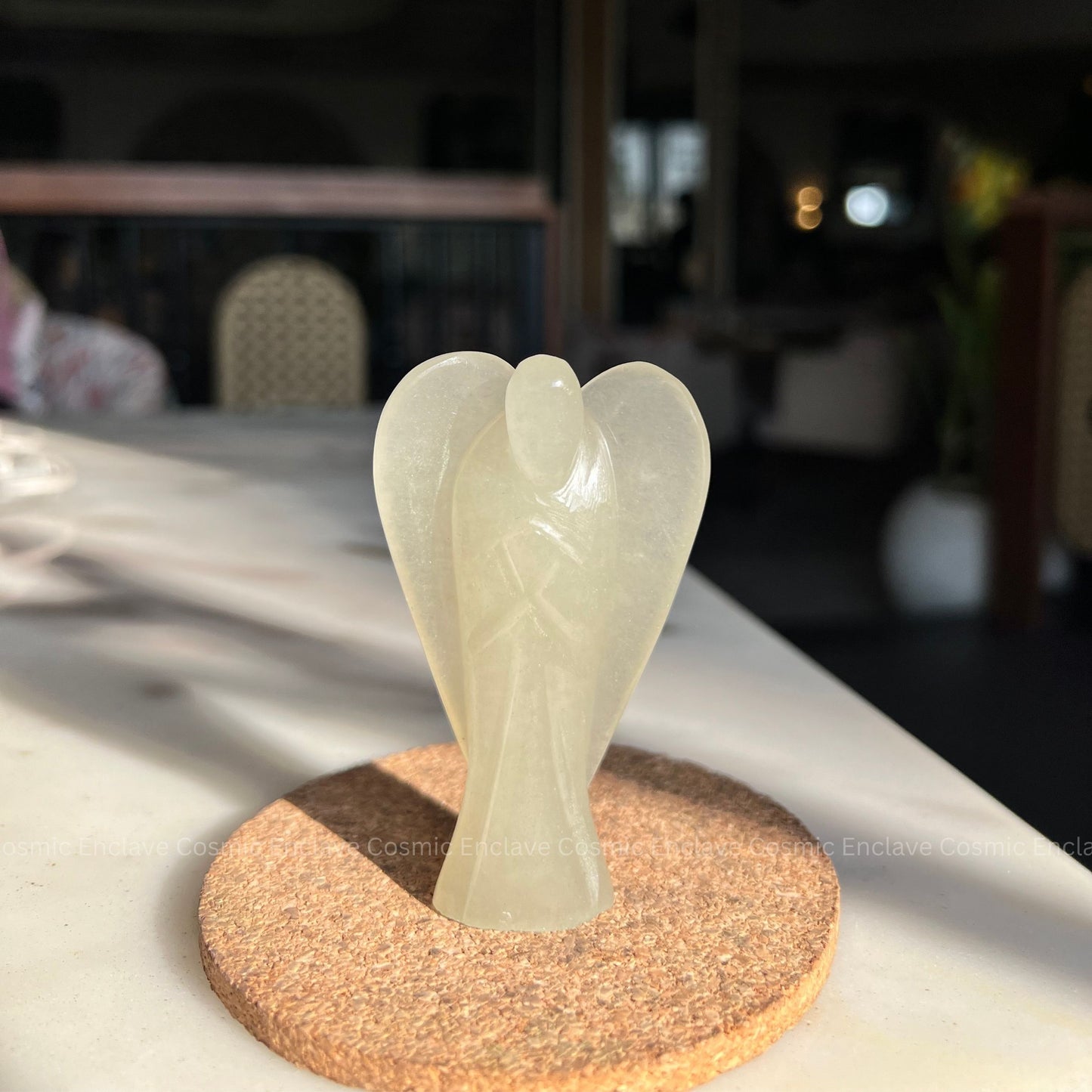 Green Aventurine Angel - For Wellbeing and Emotional Calm