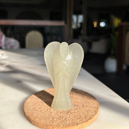 Green Aventurine Angel - For Wellbeing and Emotional Calm