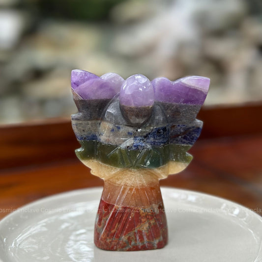 7 Chakra Arch Angel (For Health and Wellbeing) - 4 Inch