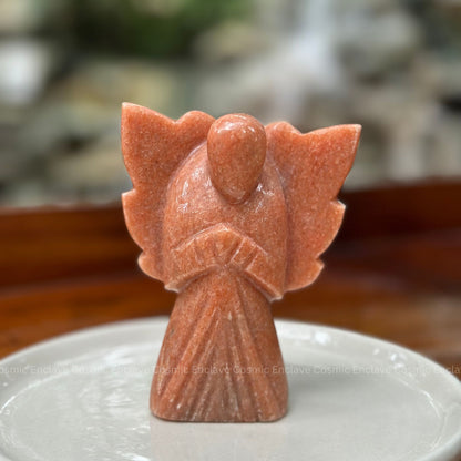 Yellow Aventurine Arch Angel (For Confidence) - 4 Inch