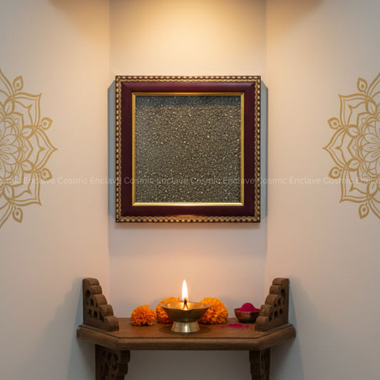 Pyrite Dust Frame (Complimentary Frame) (Prosperity Amplifier and Wealth Attractor)