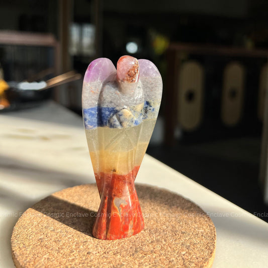 7 Chakra Angel (3 inch) - For Well Being and Chakra Alignment