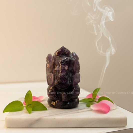 Amethyst Ganesha (For Obstacle Removing and Stress Relief)