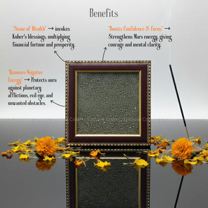 Pyrite Dust Frame (Complimentary Frame) (Prosperity Amplifier and Wealth Attractor)