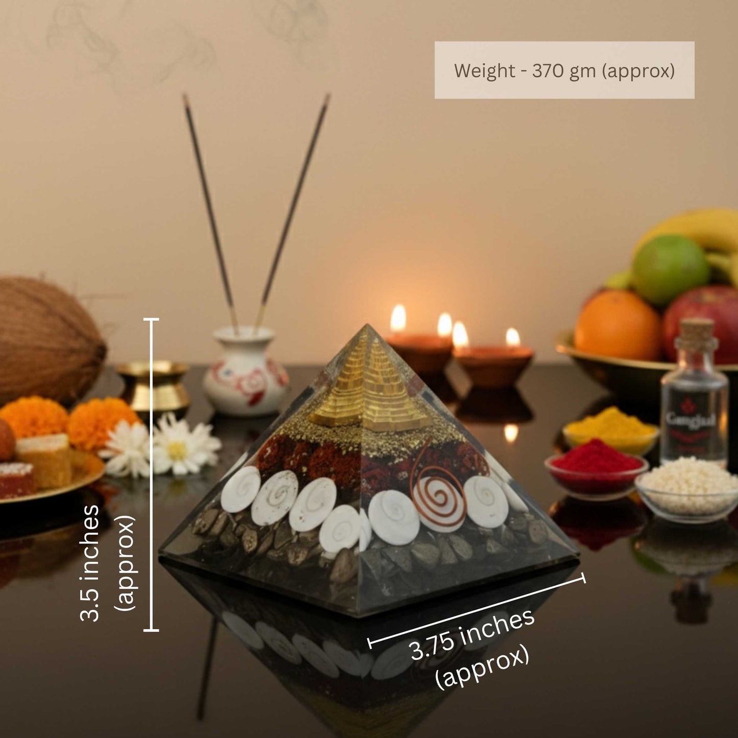 Sampoorna Luxmi Pyramid (For Divine 360° Prosperity and Abundance)