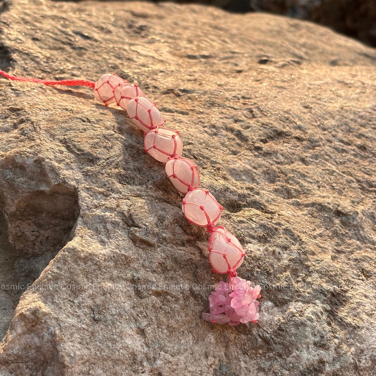 Rose Quartz Hanging Tumbles