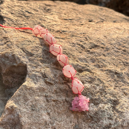 Rose Quartz Hanging Tumbles