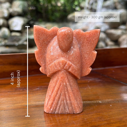 Yellow Aventurine Arch Angel (For Confidence) - 4 Inch