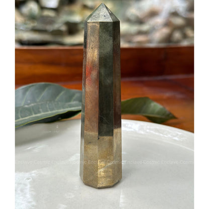 Pyrite Tower - For Wealth Attraction - 3.5 inch