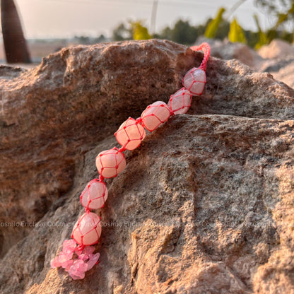 Rose Quartz Hanging Tumbles