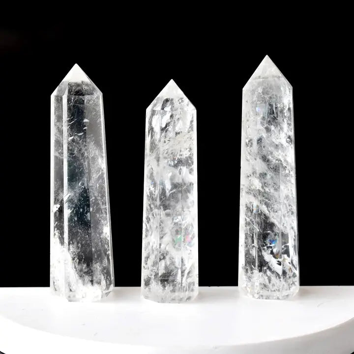 Energy Amplifier - Clear Quartz Tower (5 inch)