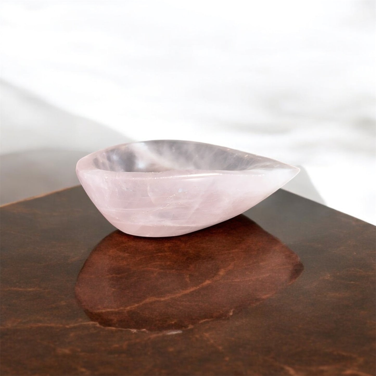 Rose Quartz Diya (Set of 2) - For Love and Emotional Healing