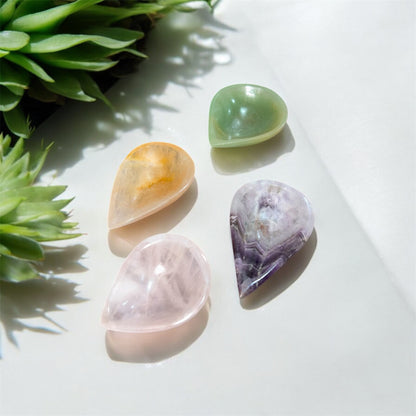 Rose Quartz Diya (Set of 2) - For Love and Emotional Healing